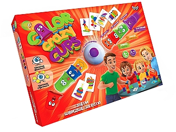 

Настольная развлекательная игра "Color Crazy Cups", укр. - Danko Toys (20-952859)