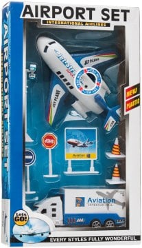 

Игровой набор "Аэропорт", белый самолет - Na-Na (20-492639)