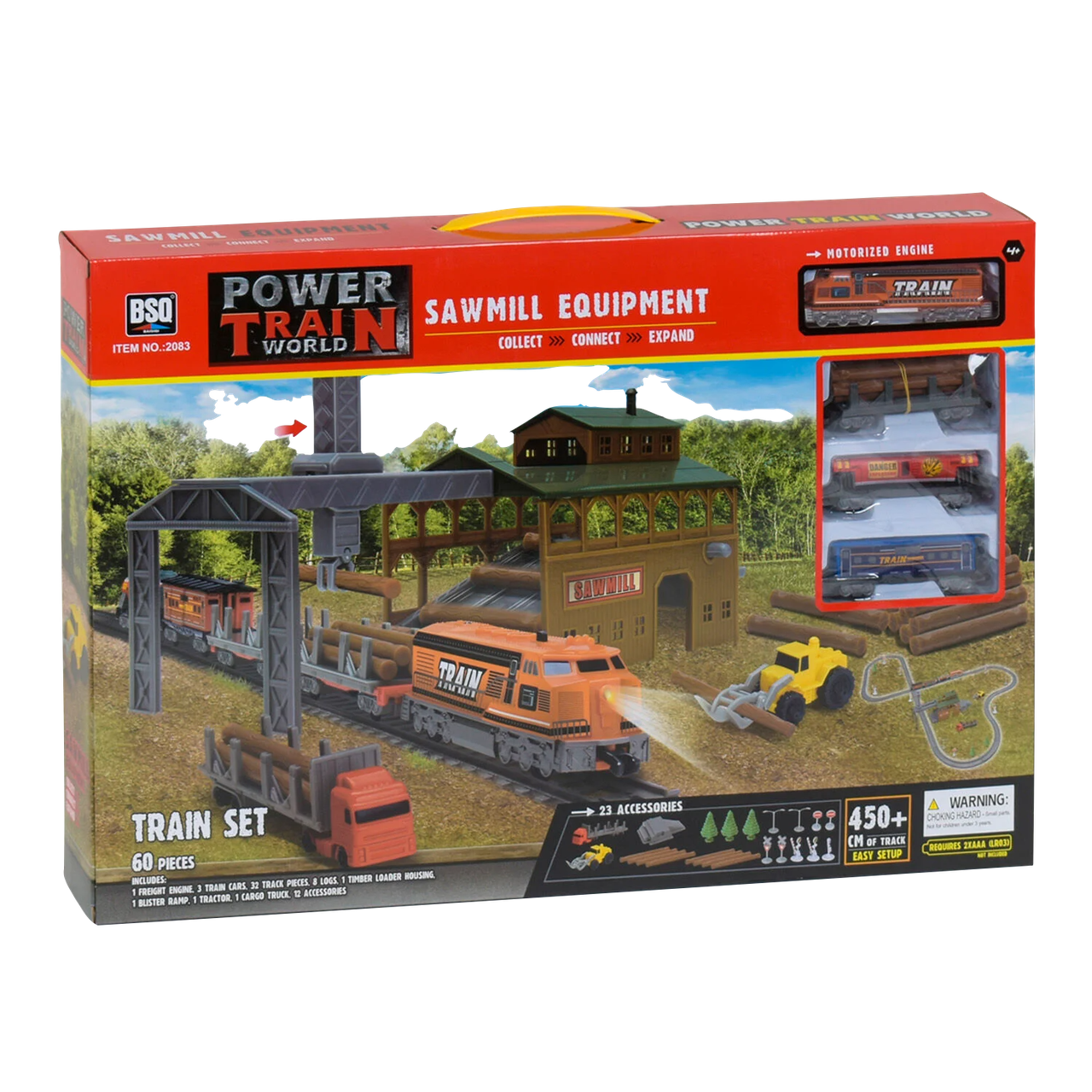 

Железная дорога Power Train 45 элемент, длина путей 300 см