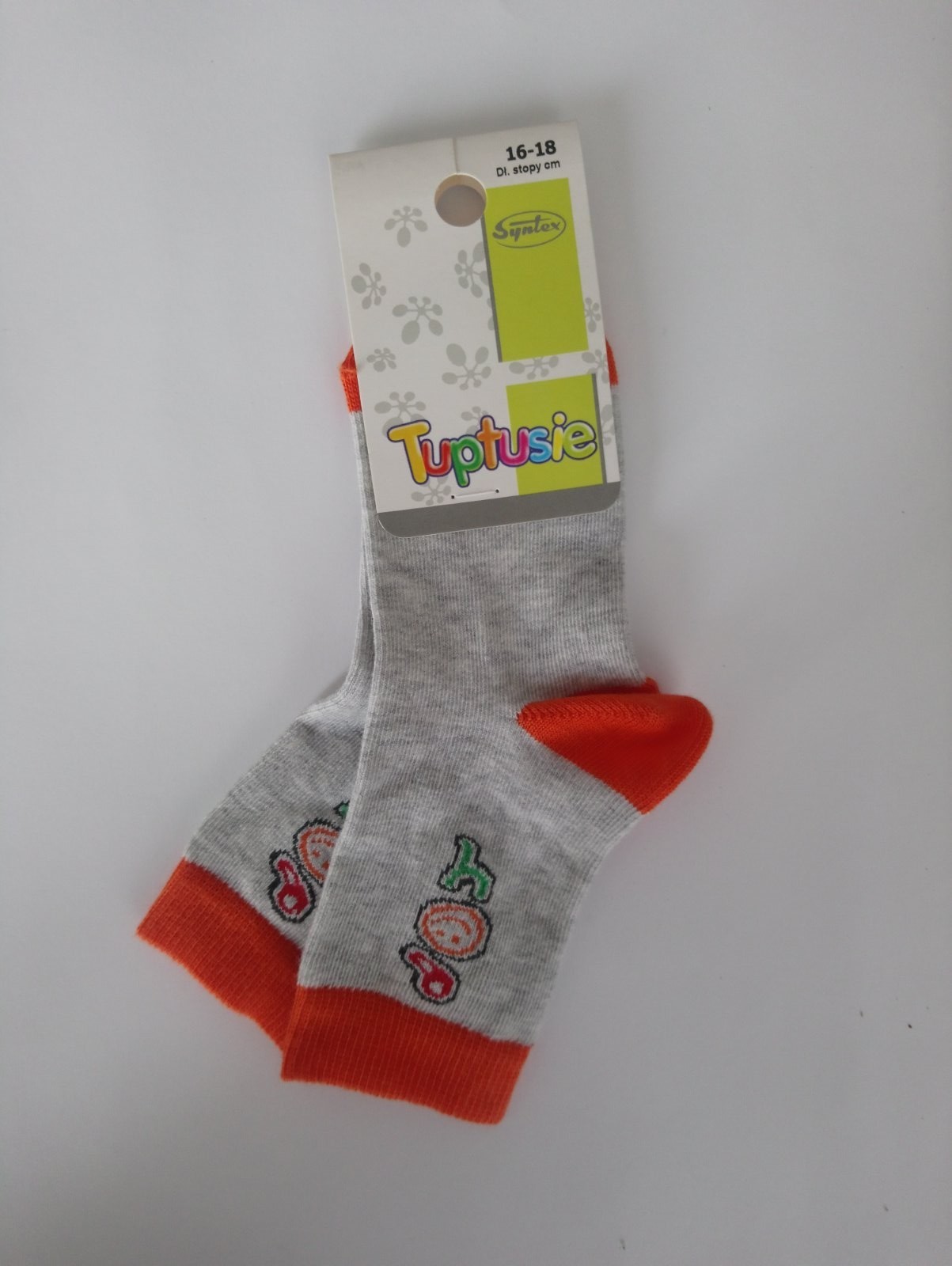 

Шкарпетки дитячі з малюнком Tuptusie SYNTEX (boy) р. - (16-18 см, Шкарпетки дитячі з малюнком Tuptusie SYNTEX (boy) р. 25-28 (16-18 см)