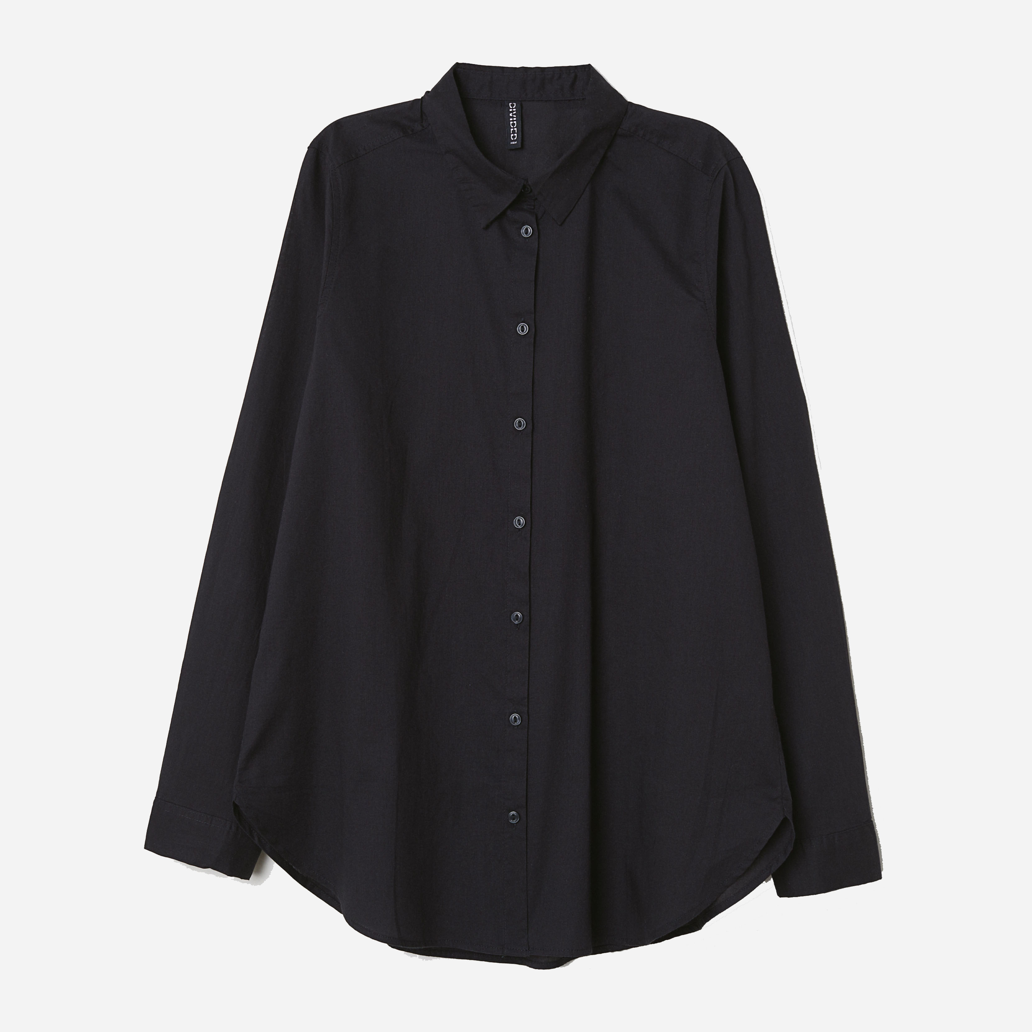 

Рубашка H&M 07-0552471-001 36 Черная (СА2000001876916)