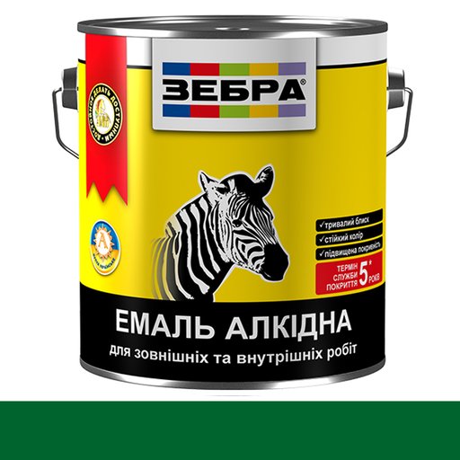 

Эмаль алкидная ЗЕБРА ПФ-116 зеленая изумрудная 2.8 кг (11008753)