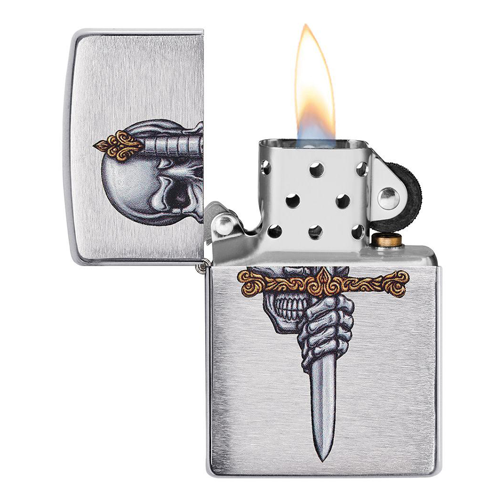 

Зажигалка Zippo 200 Sword Skull Design 49488
