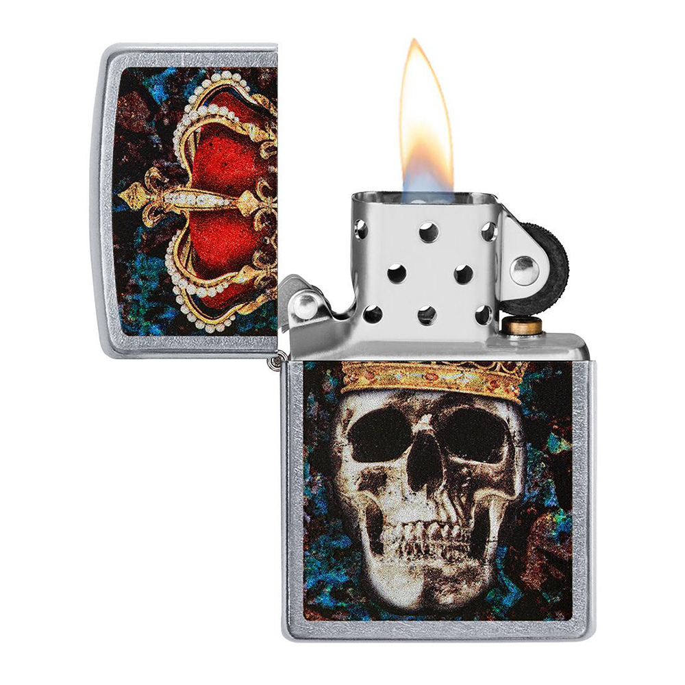

Зажигалка Zippo 207 Skull King Design 49666