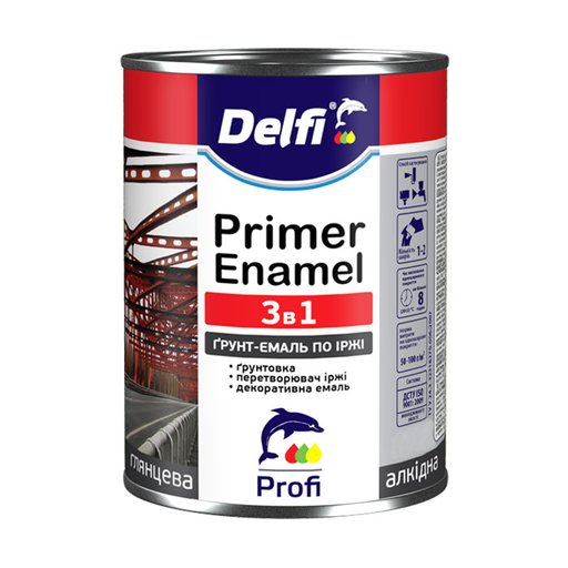 

Грунт-эмаль Delfi Primer Enamel 3в1 черная 2.8 кг (11770563)