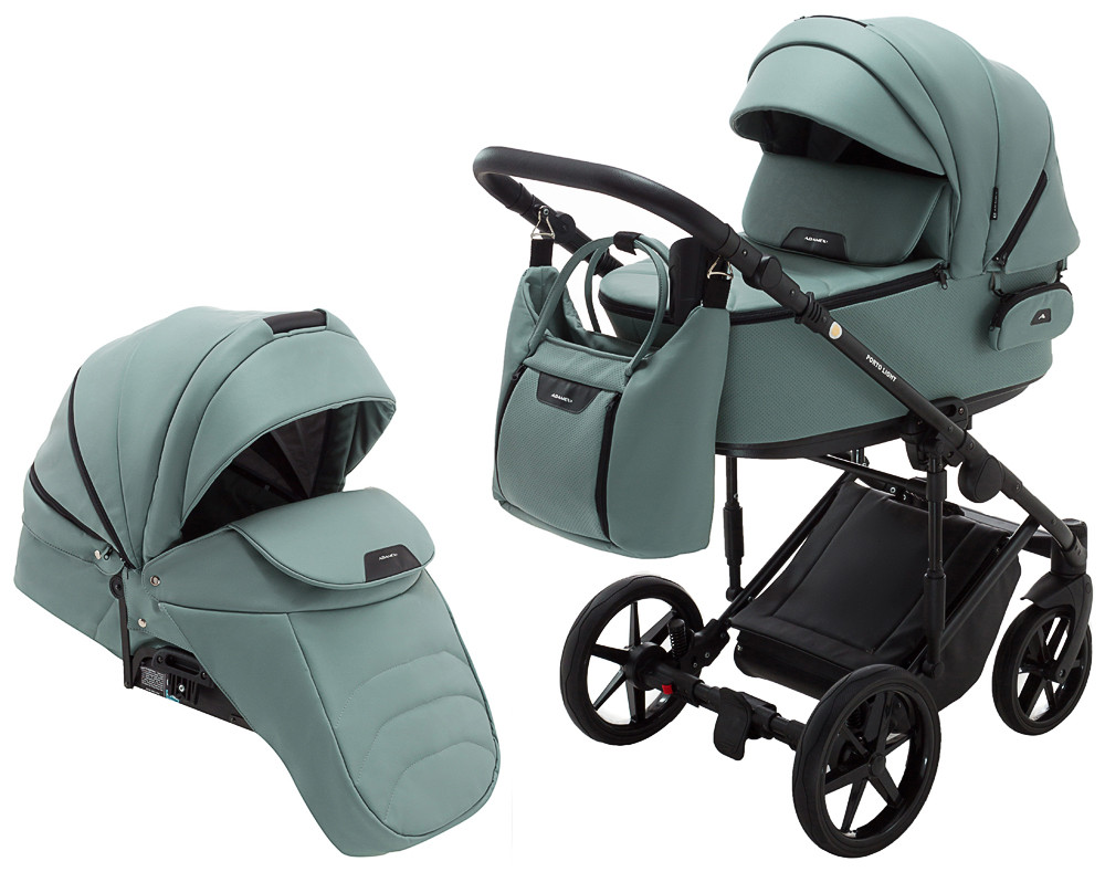 

Коляска 2 в 1 Adamex Porto Light ECO кожа 100% SA-20 625763