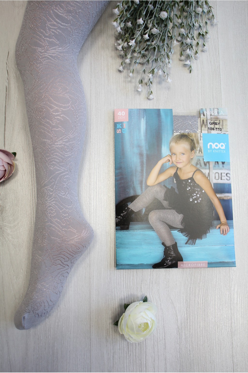 

Колготки Knittex 116-122 / 6-7 лет см Серый