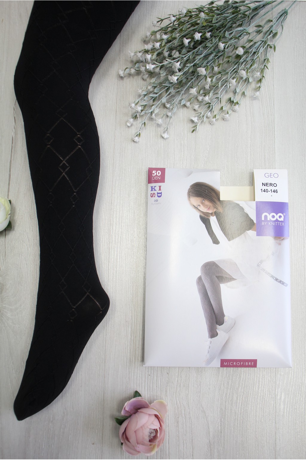 

Колготки Knittex 140-146 / 10-11 лет см Черный