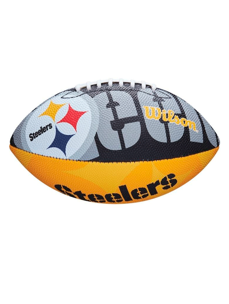 

Мяч для американского футбола Wilson NFL Steelers WTF1534XBPT (детский мяч),