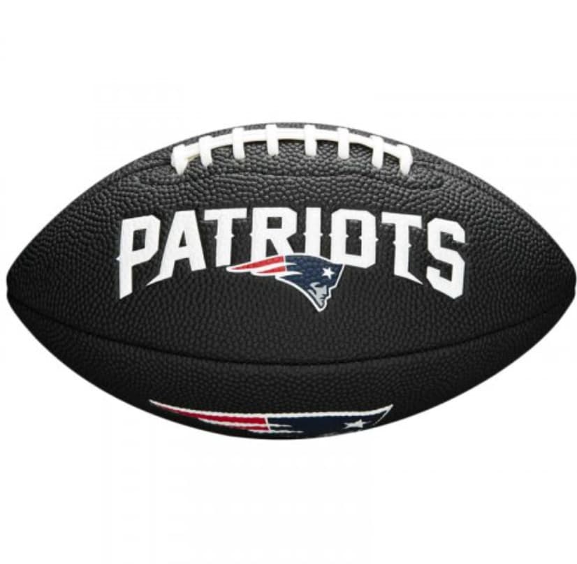 

Мини-мяч для американского футбола Wilson NFL Team Logo Mini WTF1533BLXBNE (для детей до 10 лет),