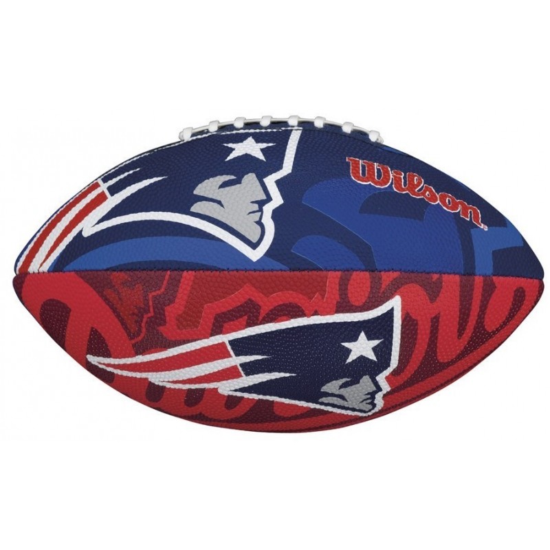 

Мяч для американского футбола Wilson NFL New England WTF1534XBNE (детский размер),