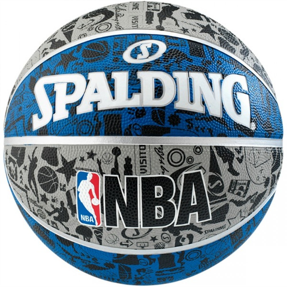

Баскетбольный мяч Spalding Graffiti Blue,