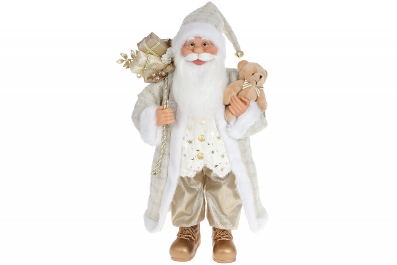 

Мягкая игрушка Bon Санта с мишками 60см, цвет - шампань 845-259 (IR06709)