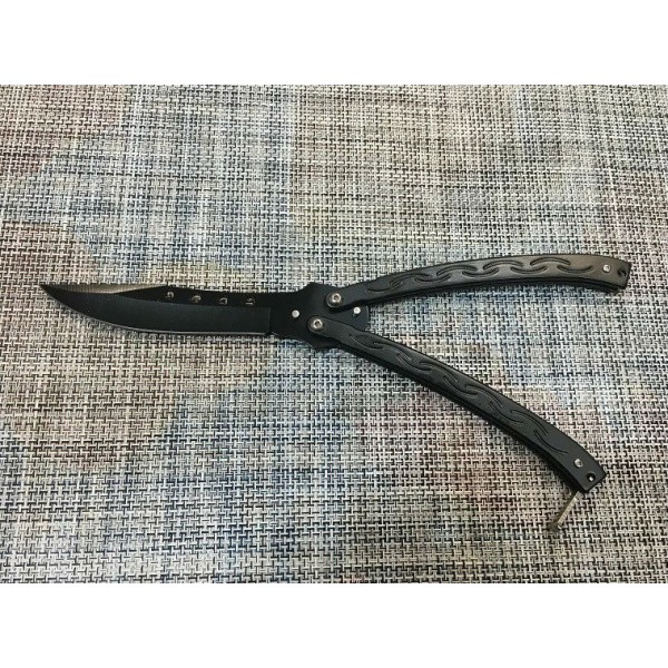

Складной нож с клинком BR Balisong Special Series B420R Антибликовый 25см (BR000BAK42X3)