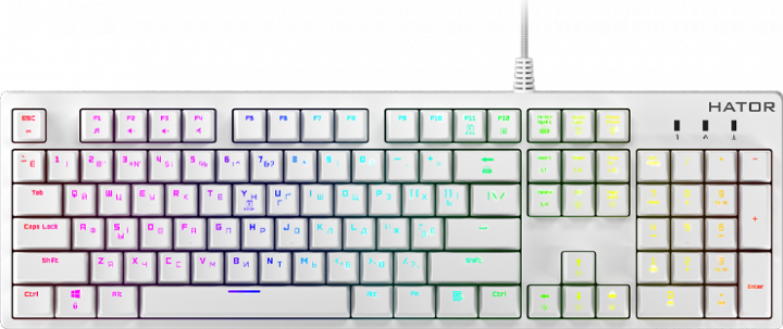 

Клавиатура Hator Rockfall EVO, White (HTK-615)