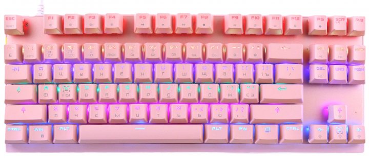 

Клавиатура Motospeed K82 Outemu Red (mtk82pmr) Pink USB (mtk82pmr)