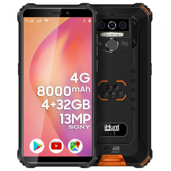 

Мобильный телефон смартфон iHunt Titan P8000 PRO 2021 Orange