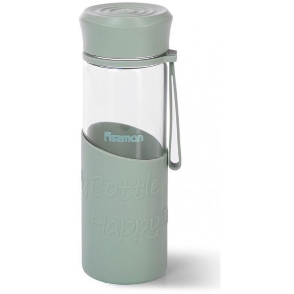 

Бутылка спортивная Fissman Sport Line 500мл, стеклянная, мятная