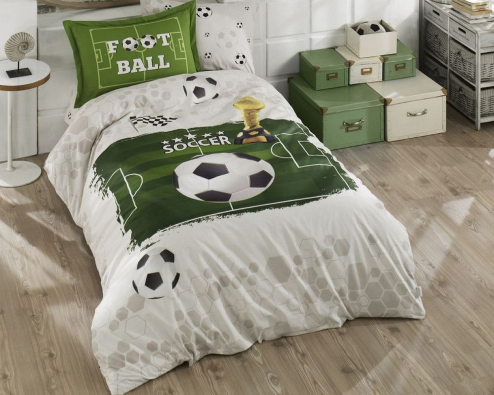 

Подростковое постельное белье Clasy ранфорс Soccer V1