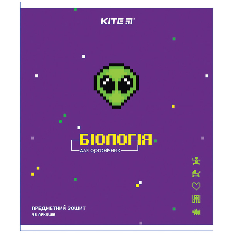 

Зошит Kite предметний 48 арк. клітка гібр лак з УФ, Pixel, біологія K21-240-09 (упаковка 8 шт.)