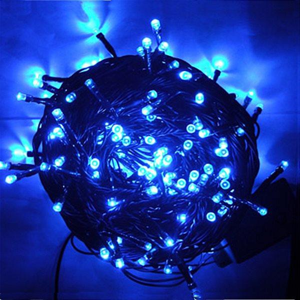 

Новогодняя гирлянда светодиодная 13 м 300LED Arts Pine Рубинка с черным проводом 8 режимов Синий (VK-7420) TRG-86394