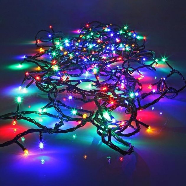 

Гирлянда светодиодная 18 м 300LED Arts Pine Рубинка черный провод 8 режимов Мульти (VK-7419) TRG-86398