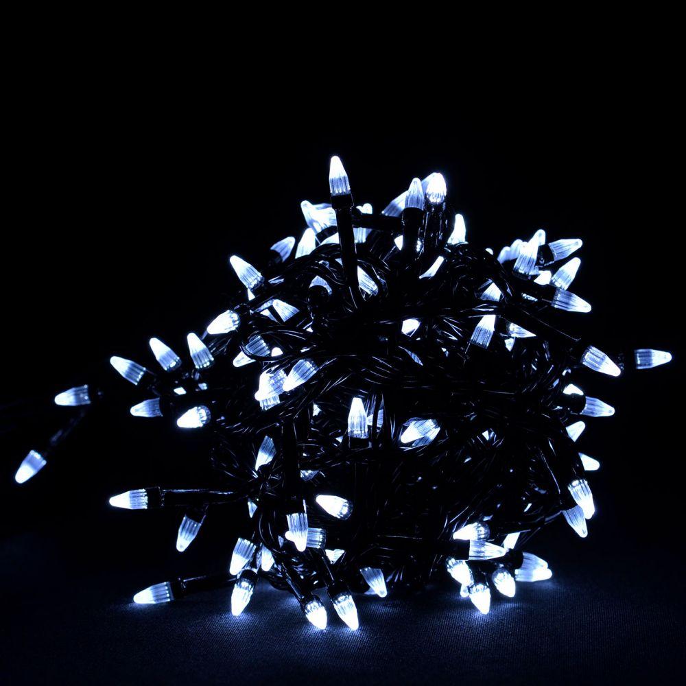 

Гирлянда светодиодная 30 м 300LED Arts Pine свеча матовая с черным проводом 8 режимов Белый (VK-2647) TRG-86547