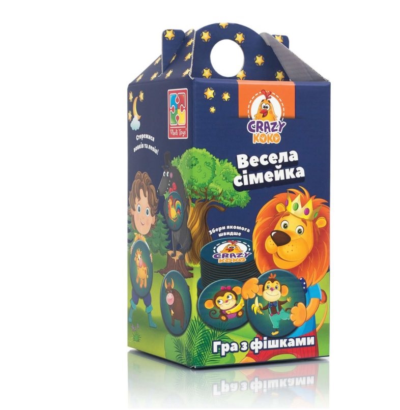 

Настольная игра Crazy Koko Vladi Toys VT8033 ("Веселая семейка"(укр))