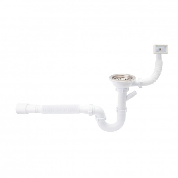 

Сифон для кухонной мойки Lidz (WHI) 60 05 M004 00 прямоточный (выход 50 мм)