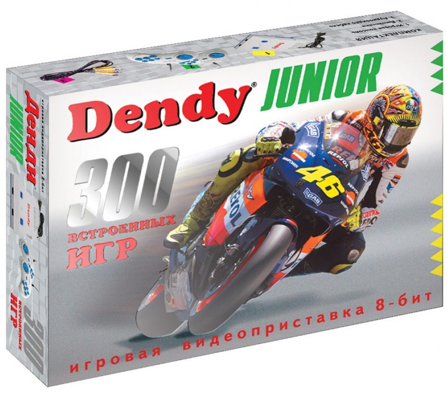 

Игровая приставка Dendy Junior | 300 встроенных Денди игр 8 бит