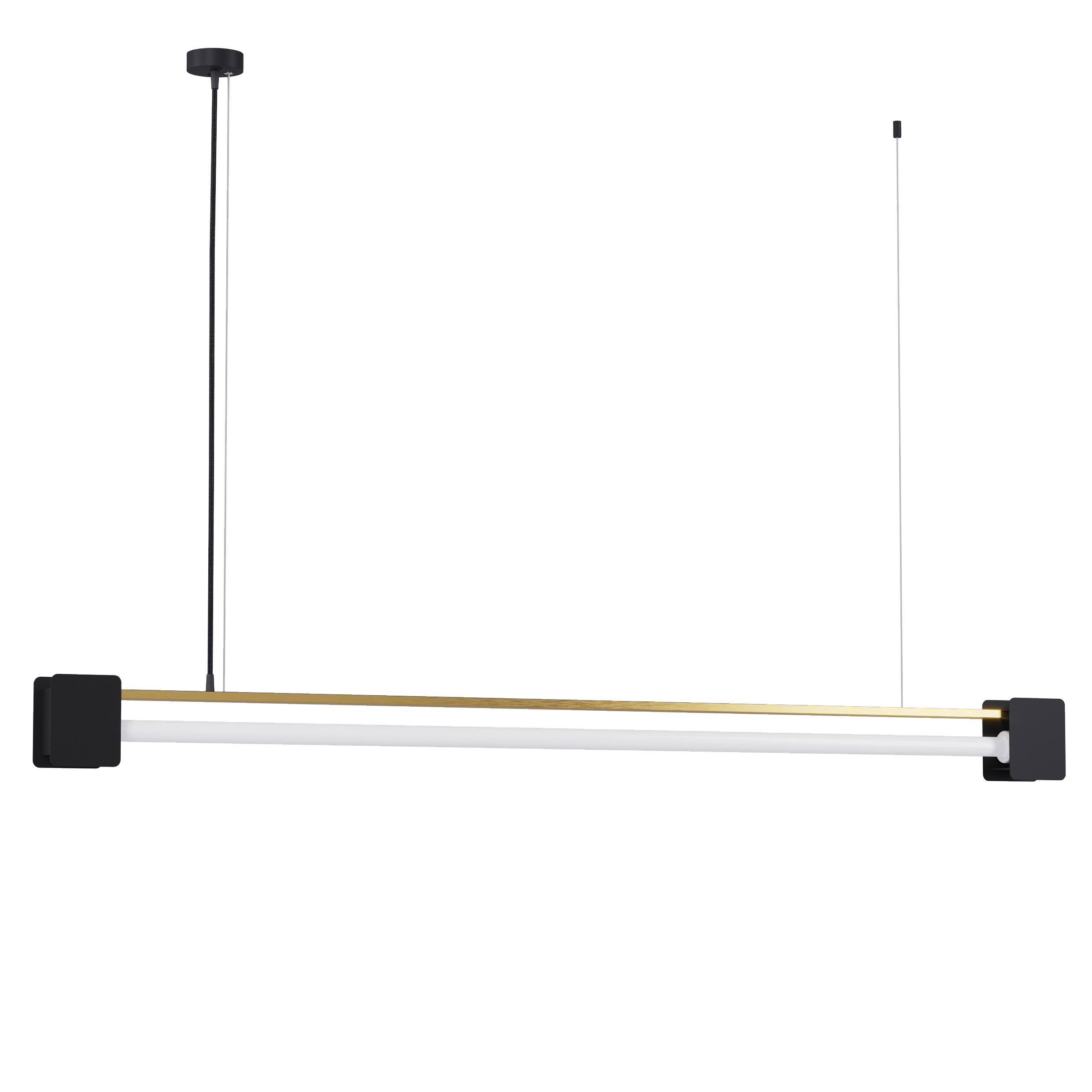 

Подвесной светильник для офиса ТURN ON Light 13402-6 металл черный с золотистым PikArt