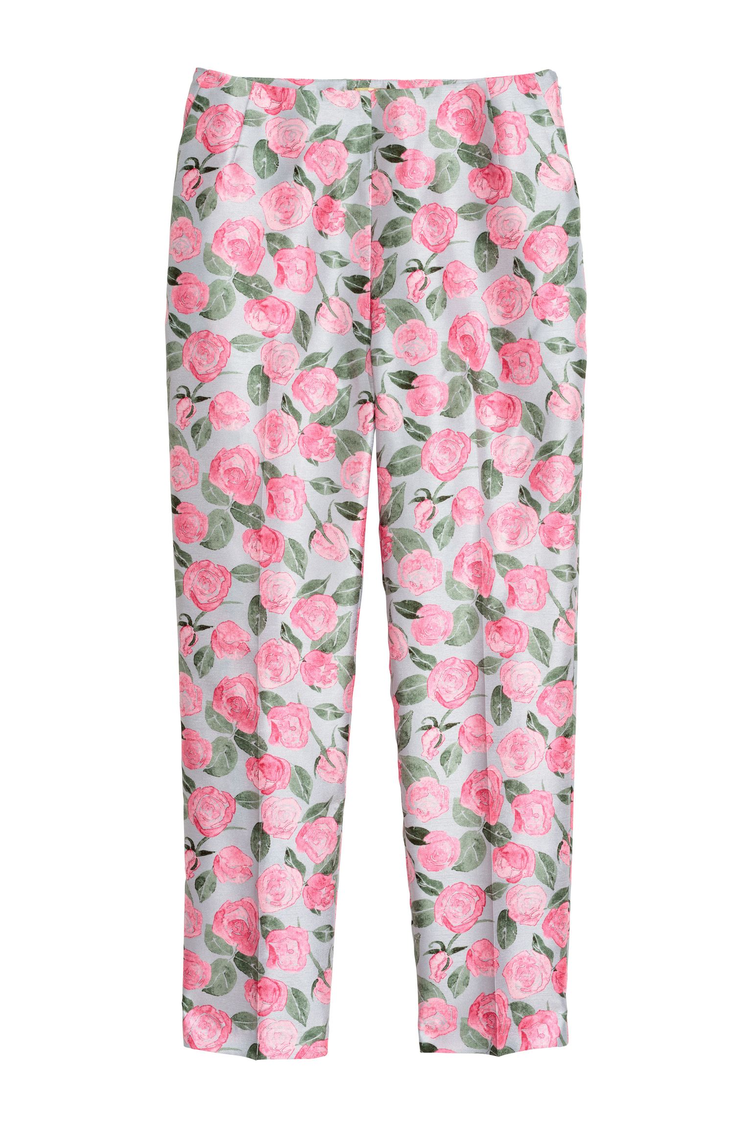 

Брюки H&M  серый розы 10116255457, Брюки H&M 40 серый розы 10116255457
