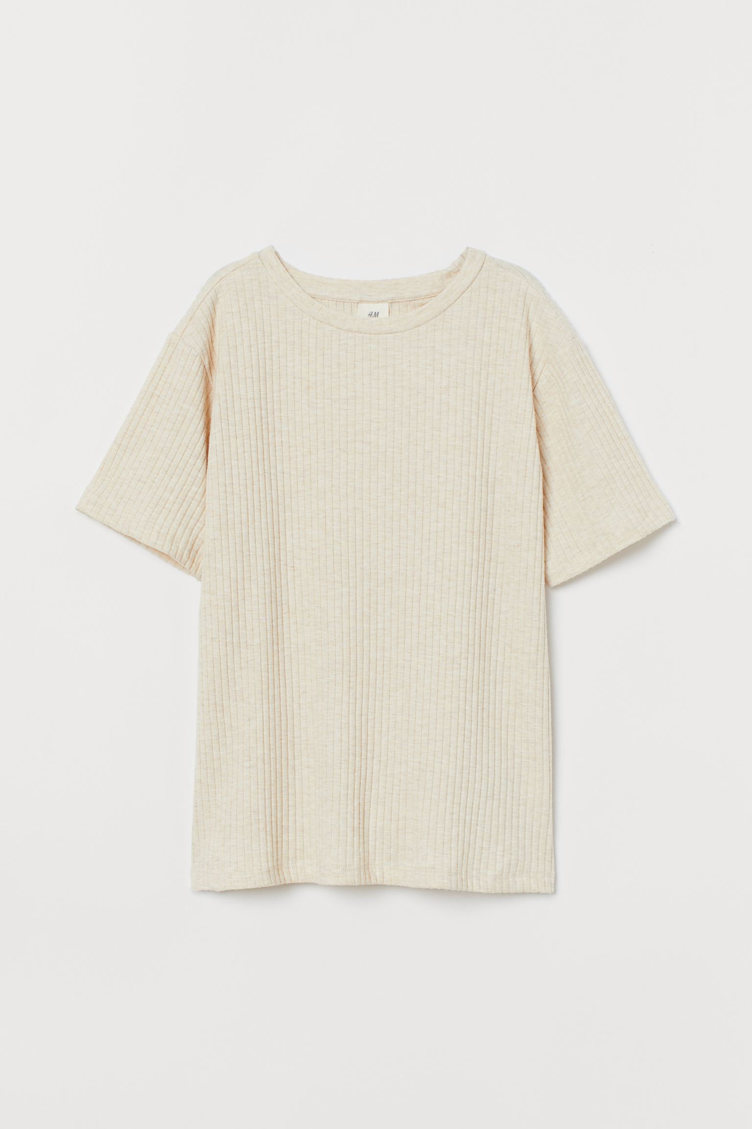

Футболка H&M XS светло бежевый 28037626000