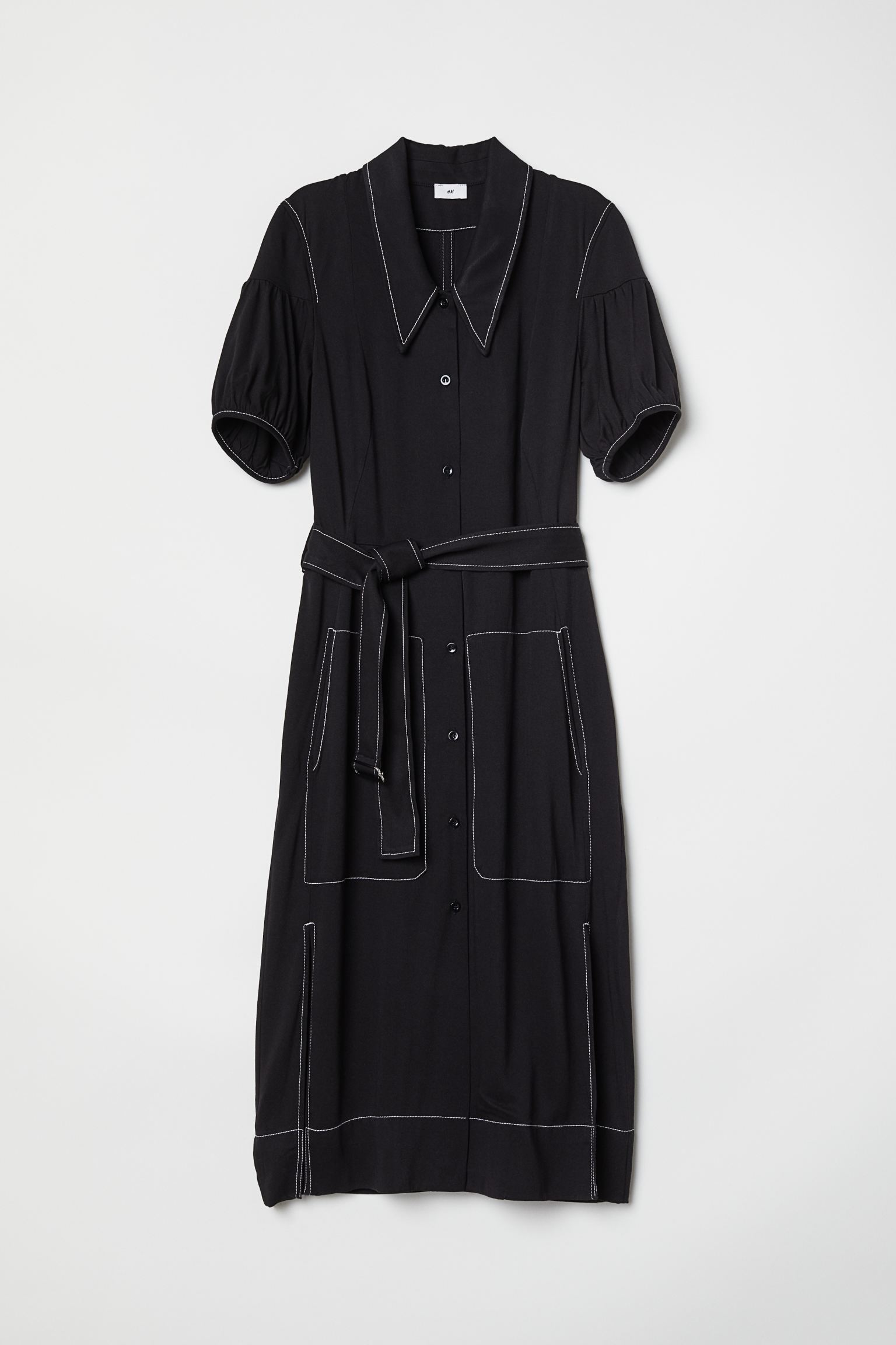 

Платье H&M  черный 1511659013, Платье H&M 38 черный 1511659013