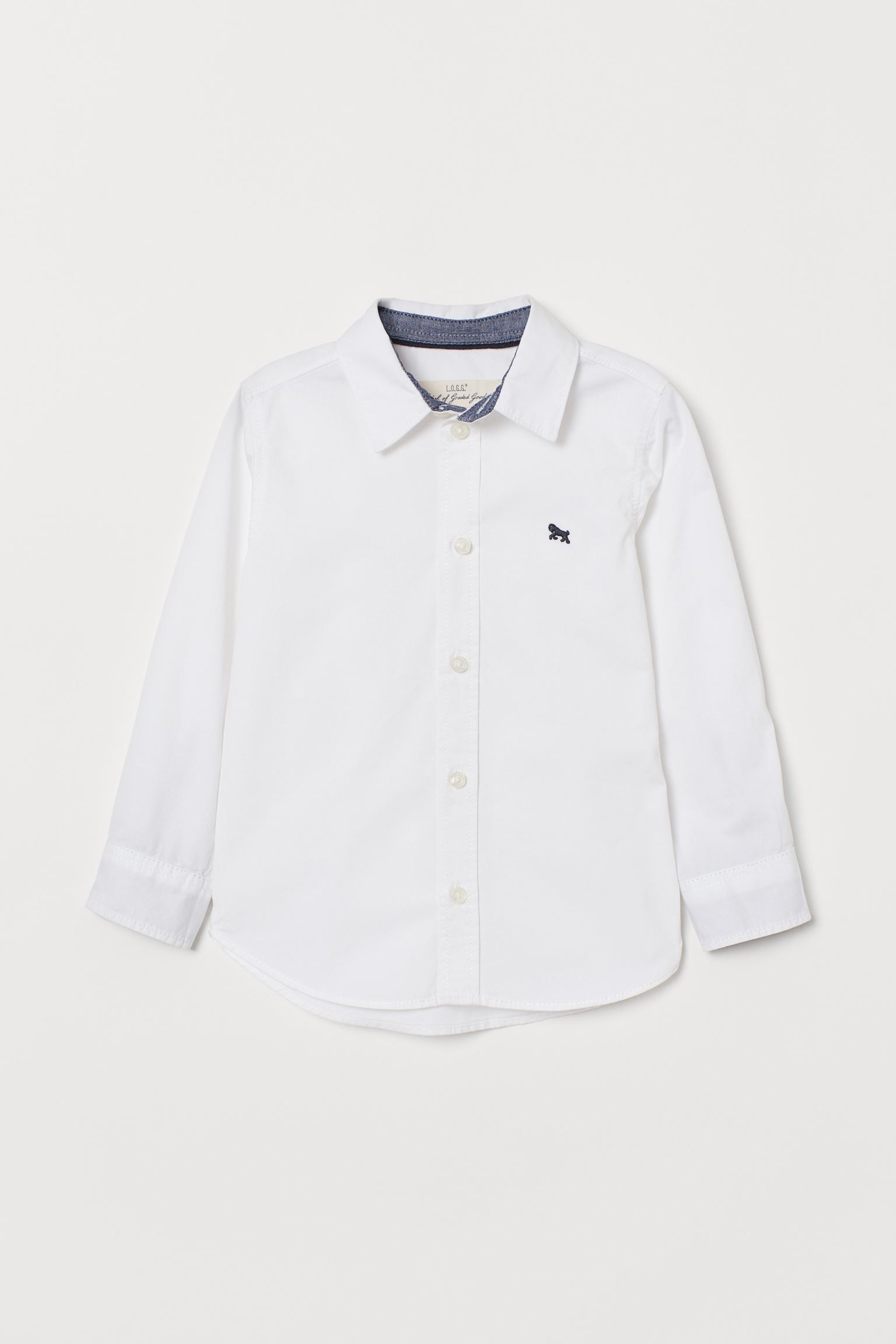 

Рубашка H&M 92см белый 10117421770