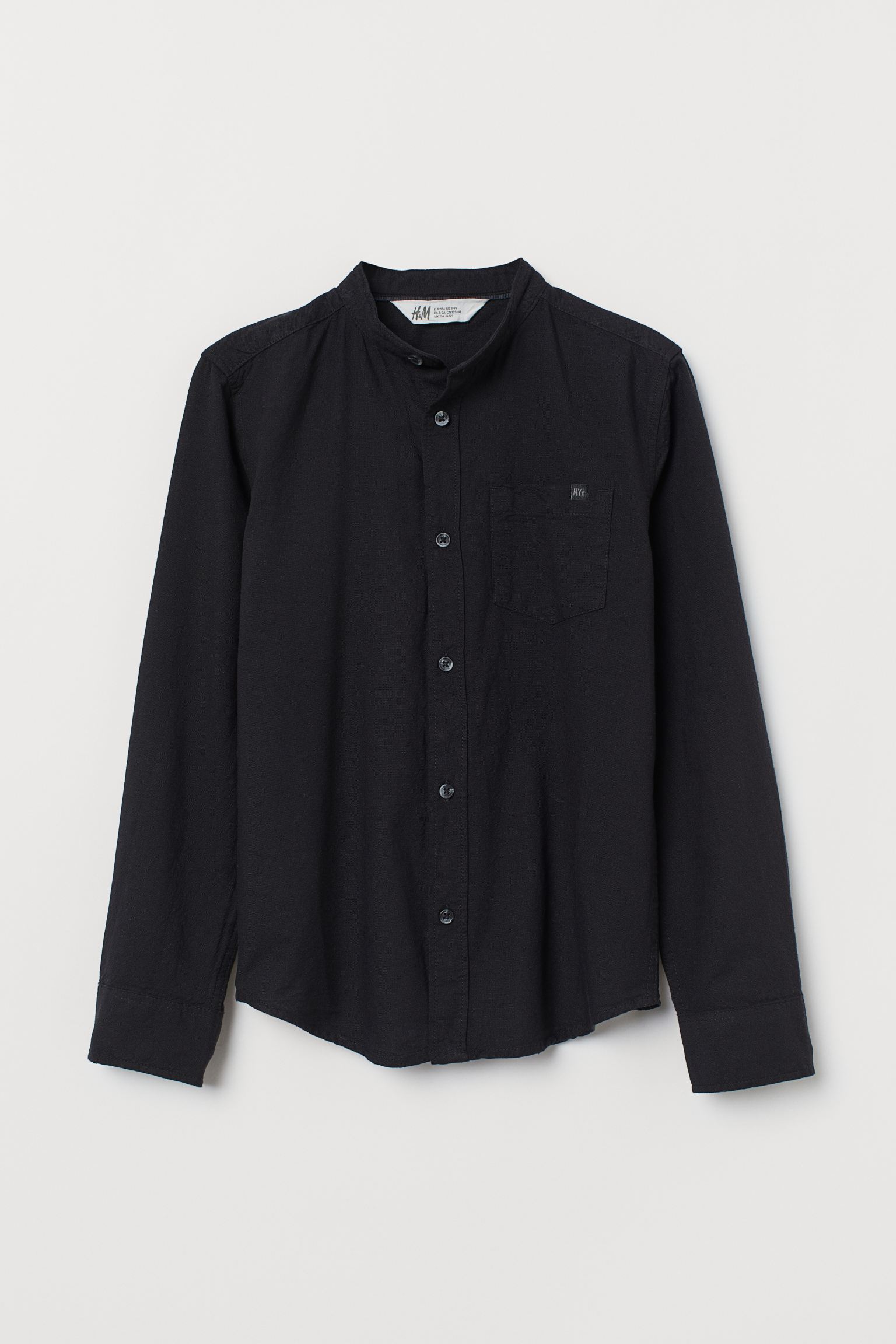 

Рубашка H&M 152см черный 711744239