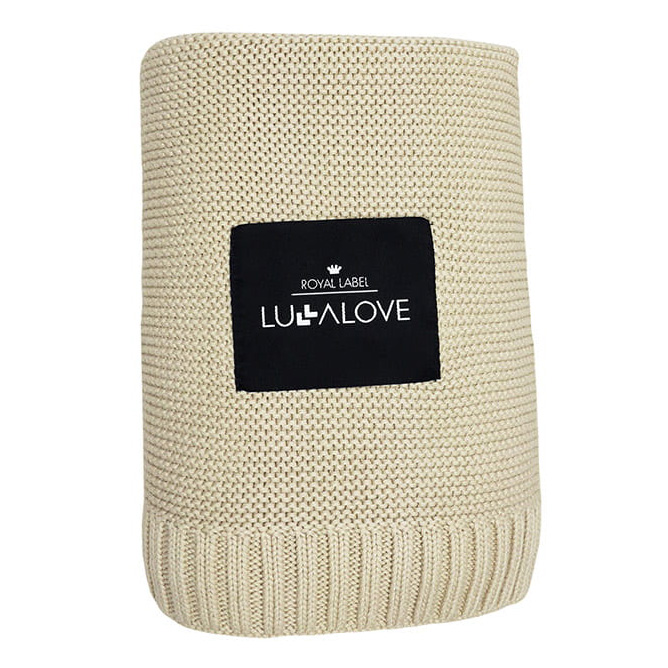 

Дитячий бамбуковий плед LullaLove Classic Milk Coffee 80х100 см