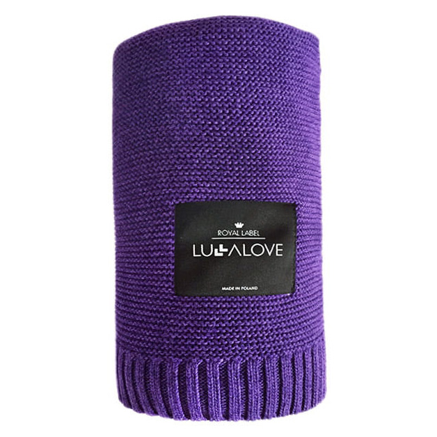 

Дитячий бамбуковий плед LullaLove Classic Plum 80х100 см