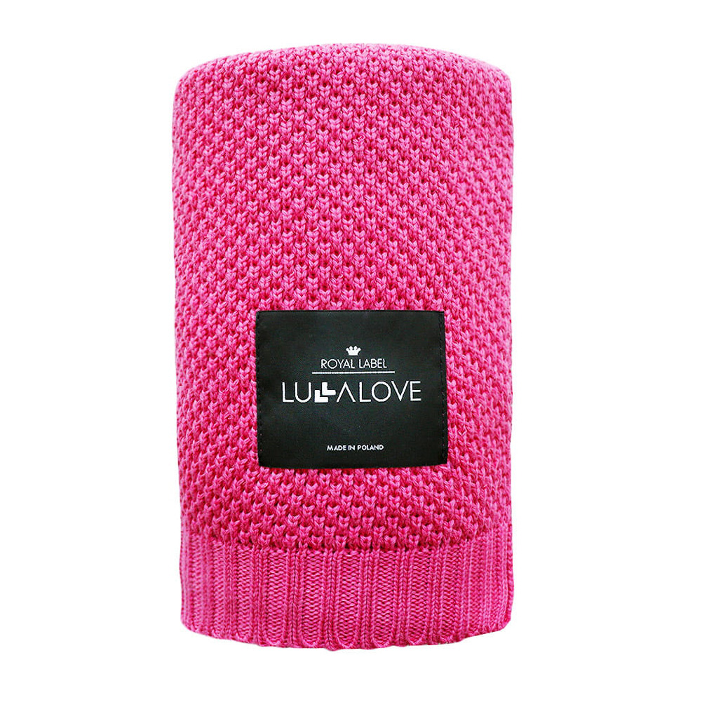 

Дитячий бамбуковий плед LullaLove Macaronic Raspberry 80x100 см