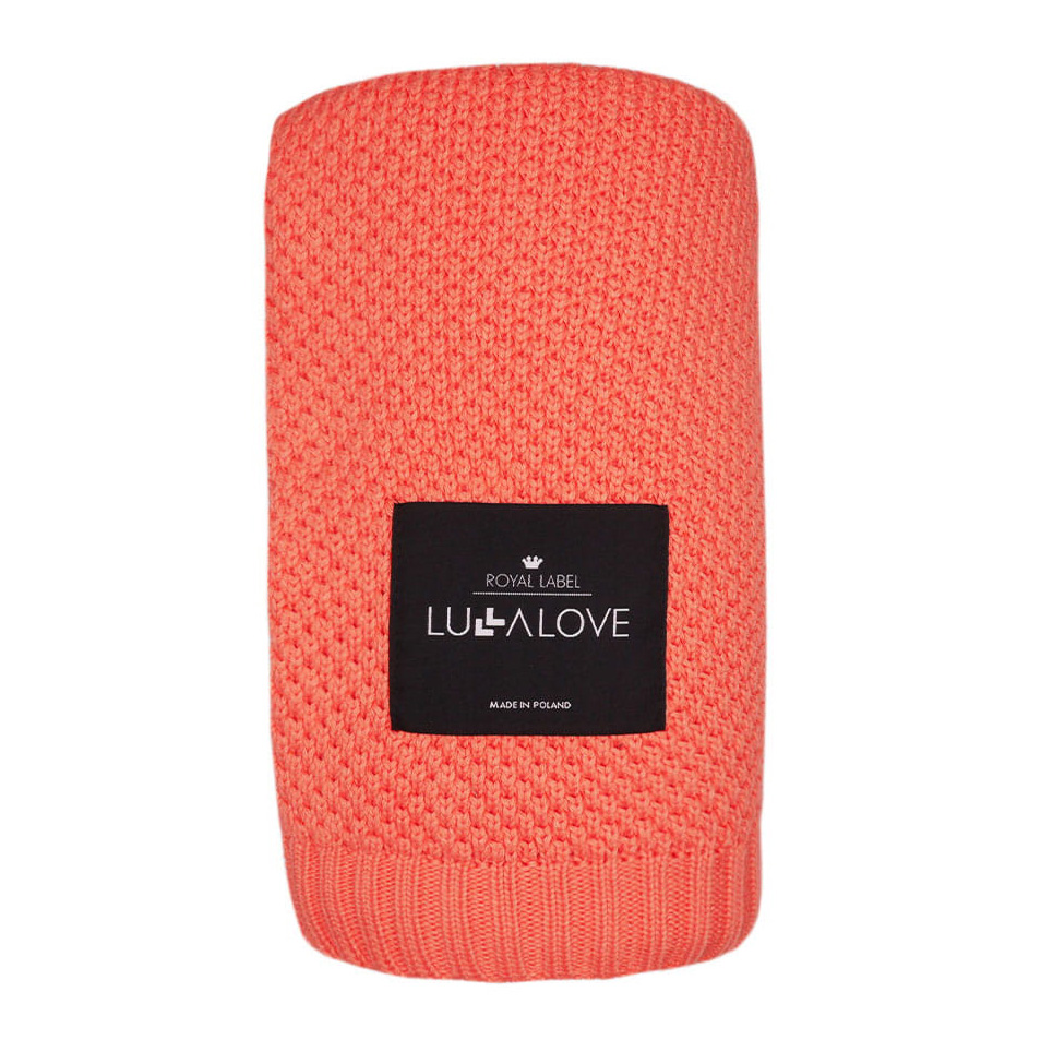 

Дитячий бамбуковий плед LullaLove Macaronic Coral 80x100 см