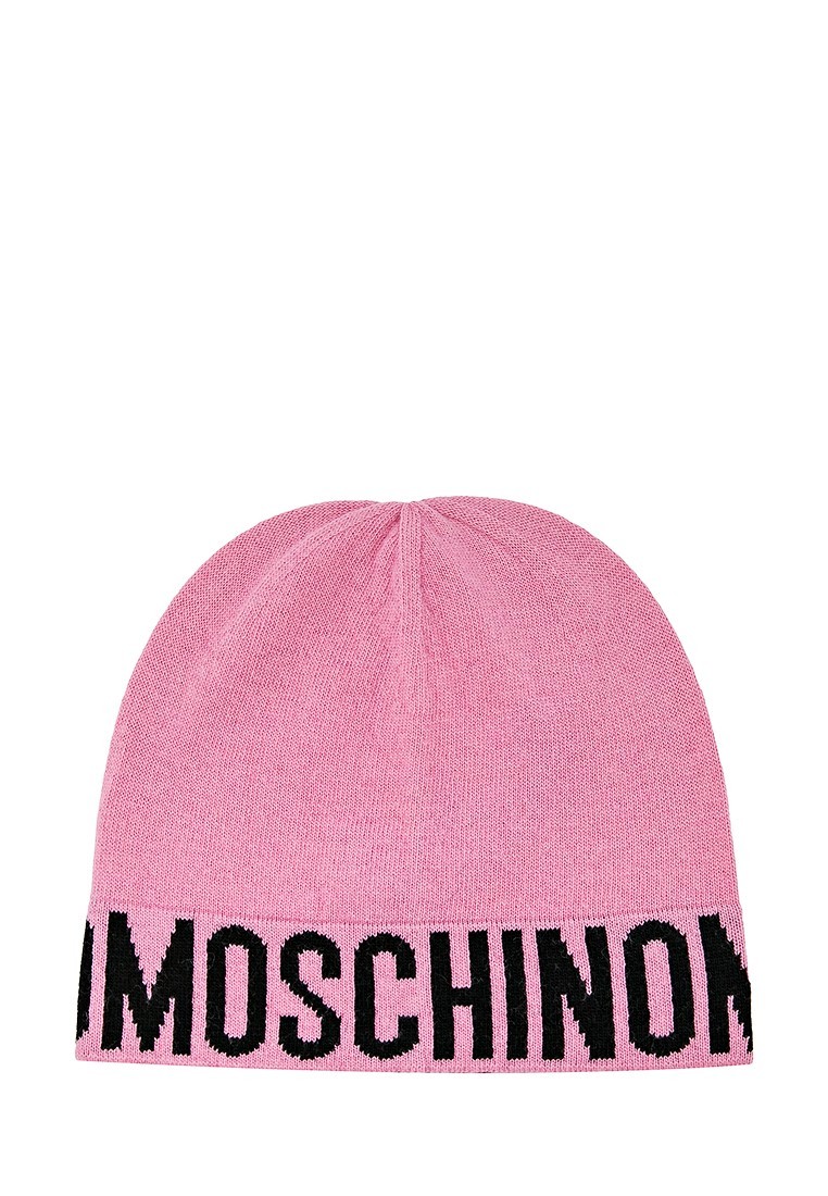 

Шапка Moschino женская розовая (65233-8)