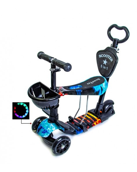 

Самокат Scooter 5in1 Fire and Ice
