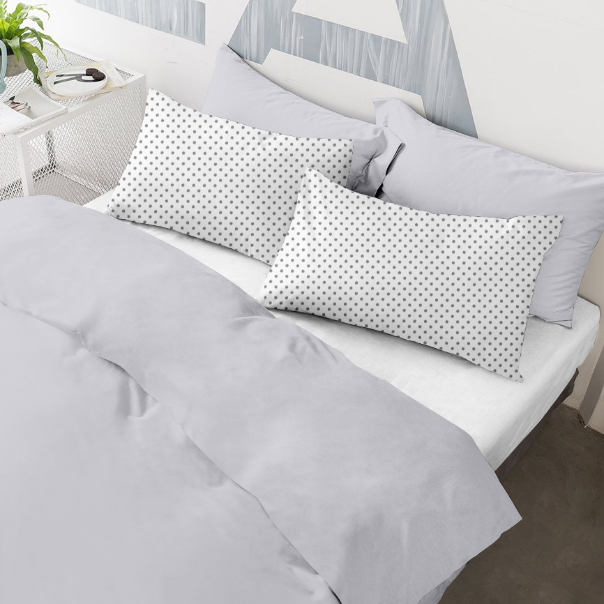 

Наволочки Cosas Set4Pillow Grey DotsWhite 50х70 4 шт