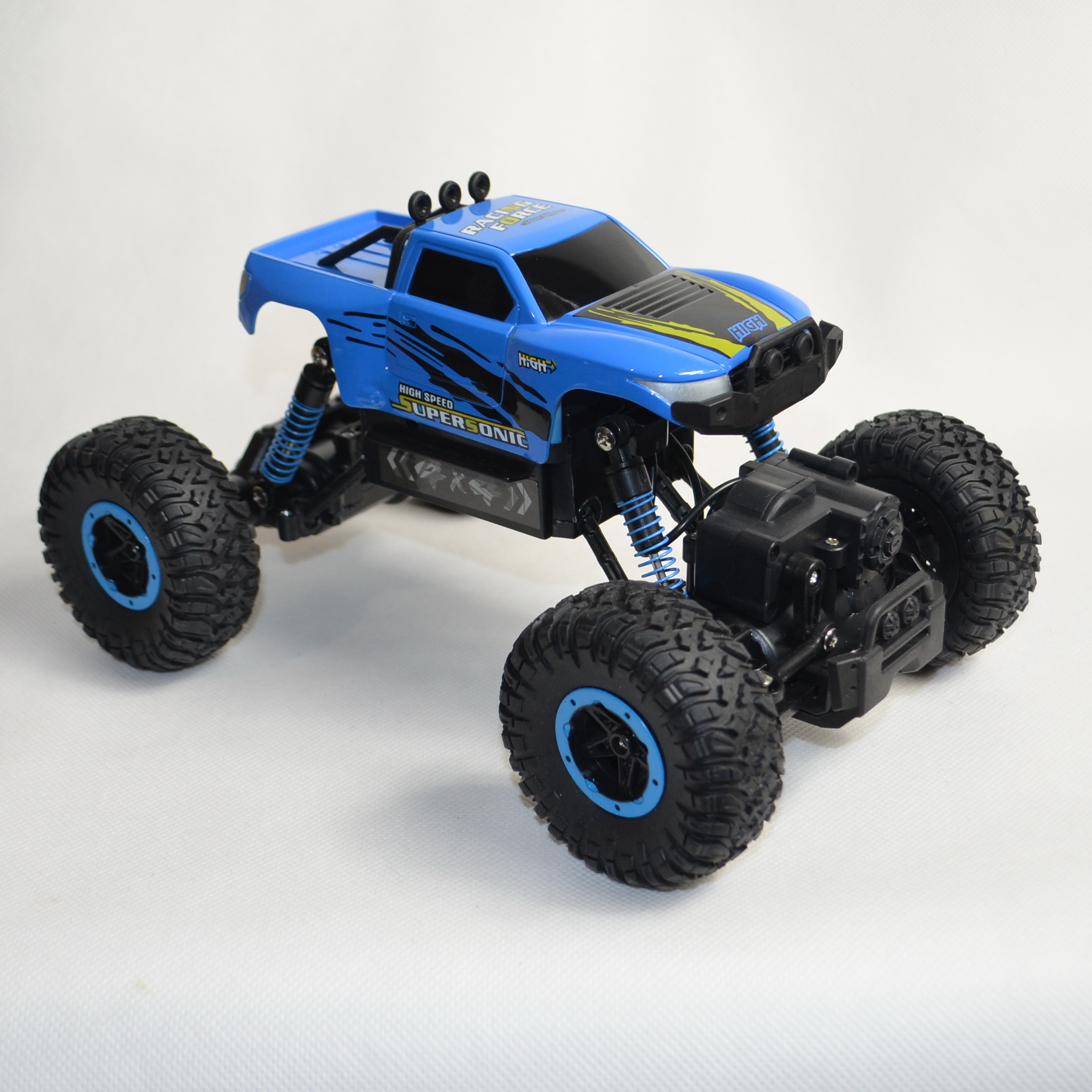 

Джип на радио управлении машинка внедорожник модель 4x4 Climber Crawler синий 1:18