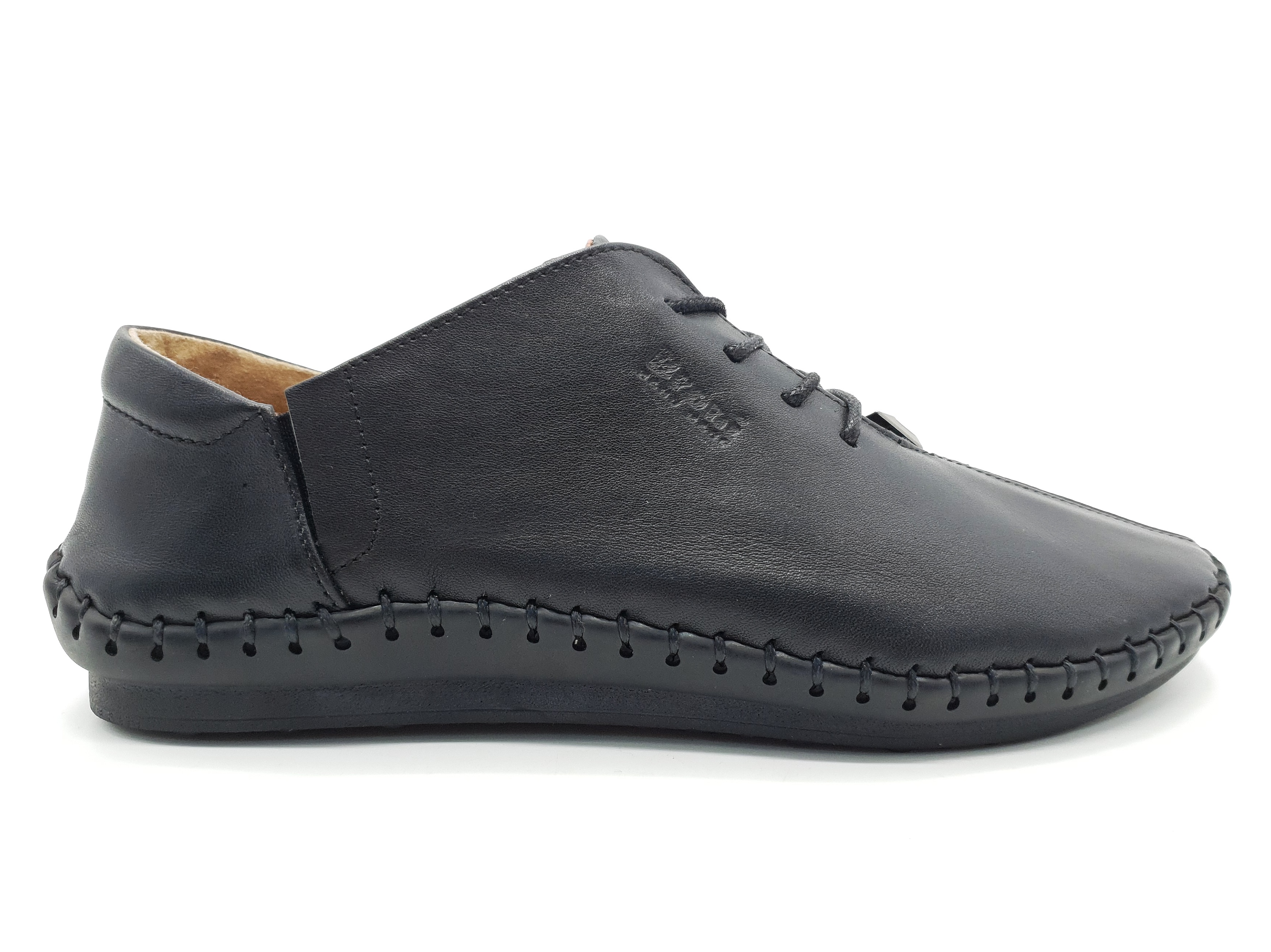 

Чоловічі мокасини Broni чорні шкіряні BR-18-3 26,5 см 41(р)