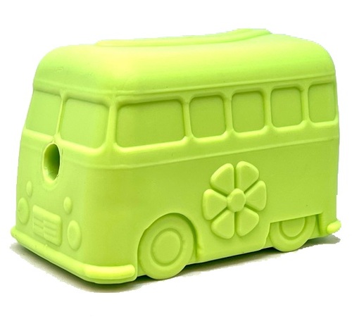 

Іграшка для собак автобус RETRO VAN DURABLE CHEW TOY & TREAT DISPENSER - LARGE - GREEN L SodaPup BGL-SD-68