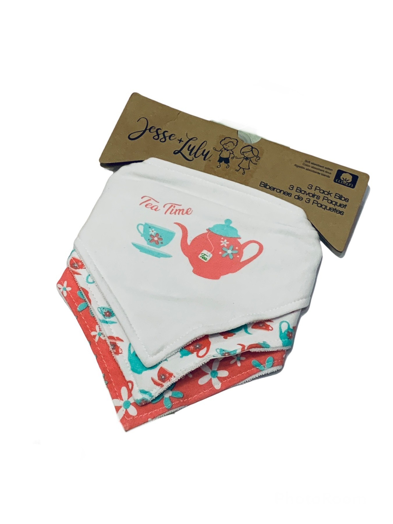 

Слюнявчик Jesse+Lulu 3 шт 62-74 см