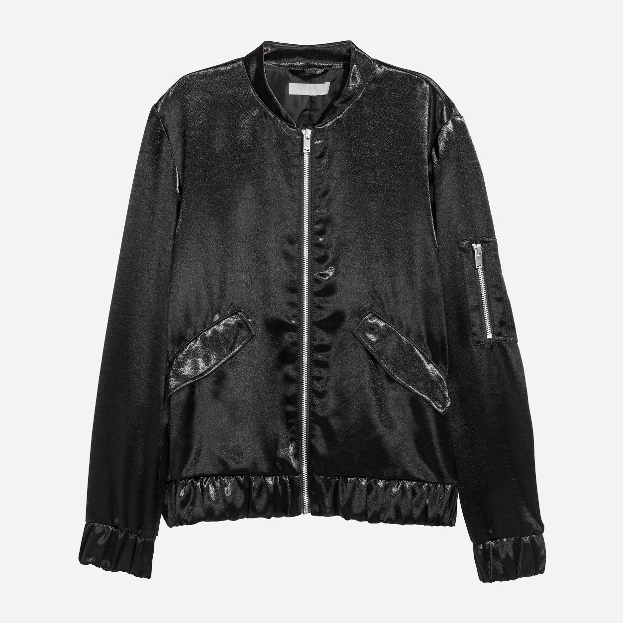 

Бомбер H&M 0430432_черный_01  Черный, Бомбер H&M 0430432_черный_01 38 Черный