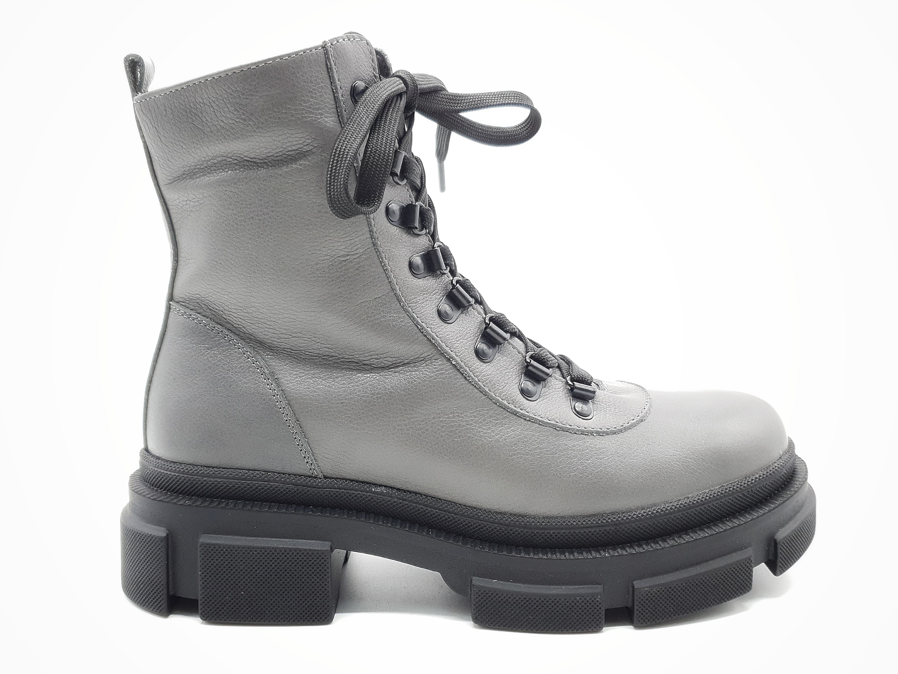

Жіночі черевики Foot Step зимові сірі шкіряні FS-19-3 24 см 36(р)