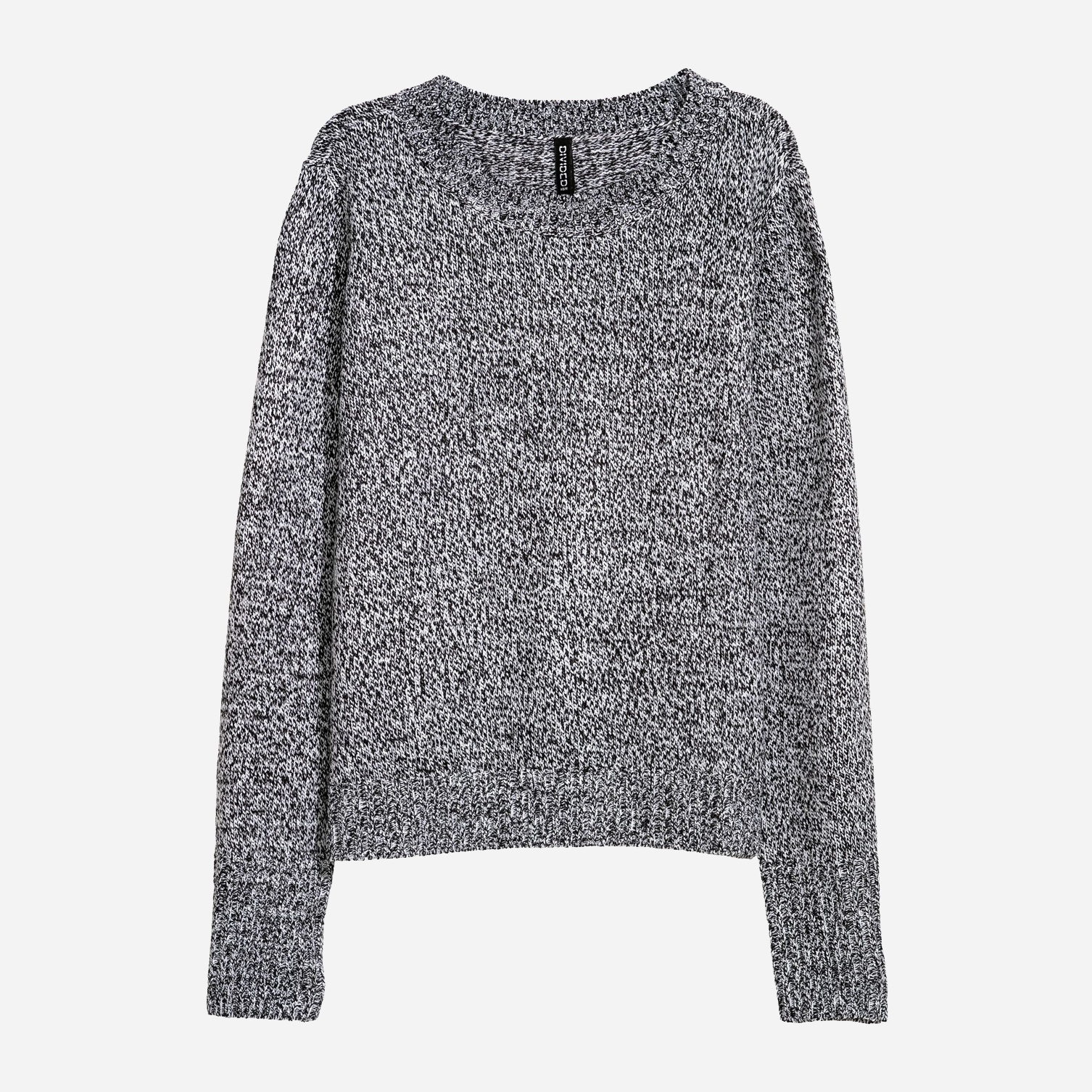 

Джемпер H&M 0501820_черн.сер.меланж  Серый, Джемпер H&M 0501820_черн.сер.меланж L Серый